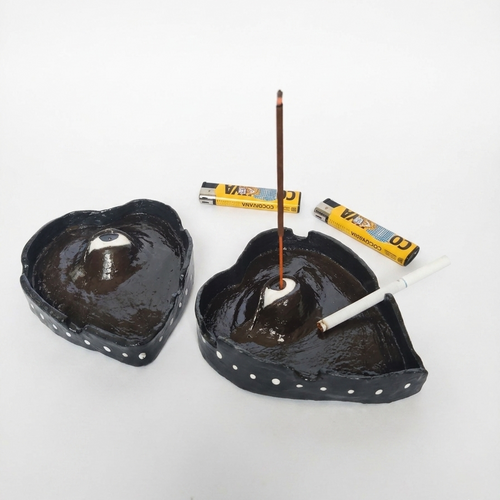 2Ashtray cum incense holder 