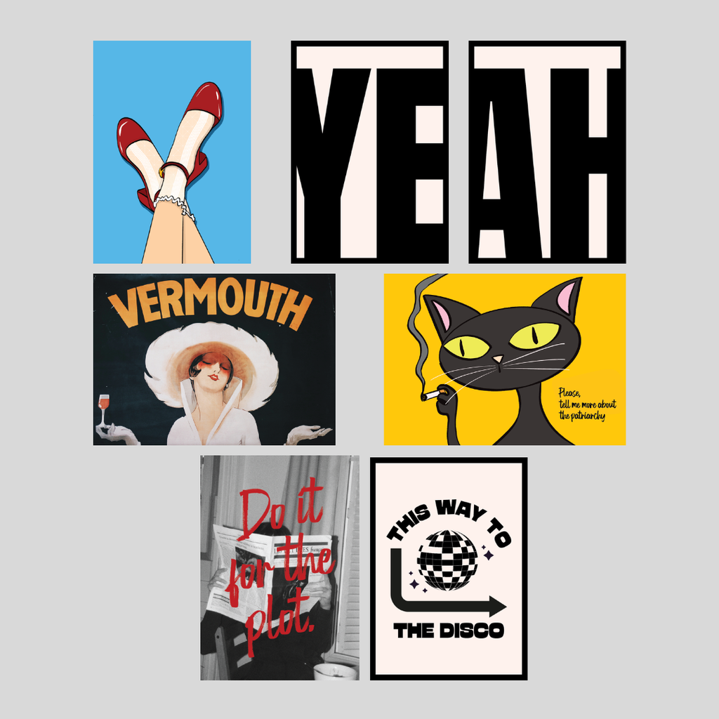 Pack of 6 Bestseller A5 Posters
