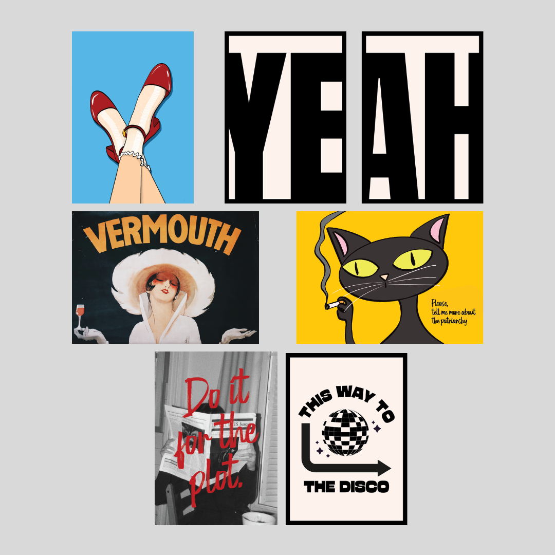 Pack of 6 Bestseller A5 Posters