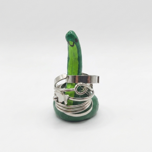 Handmade Sitting dinosaur ring holder
