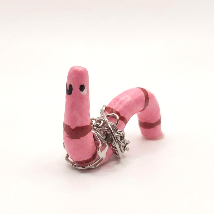 Pink ringworm ring holder handmade
