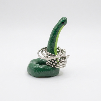 Handmade Sitting dinosaur ring holder