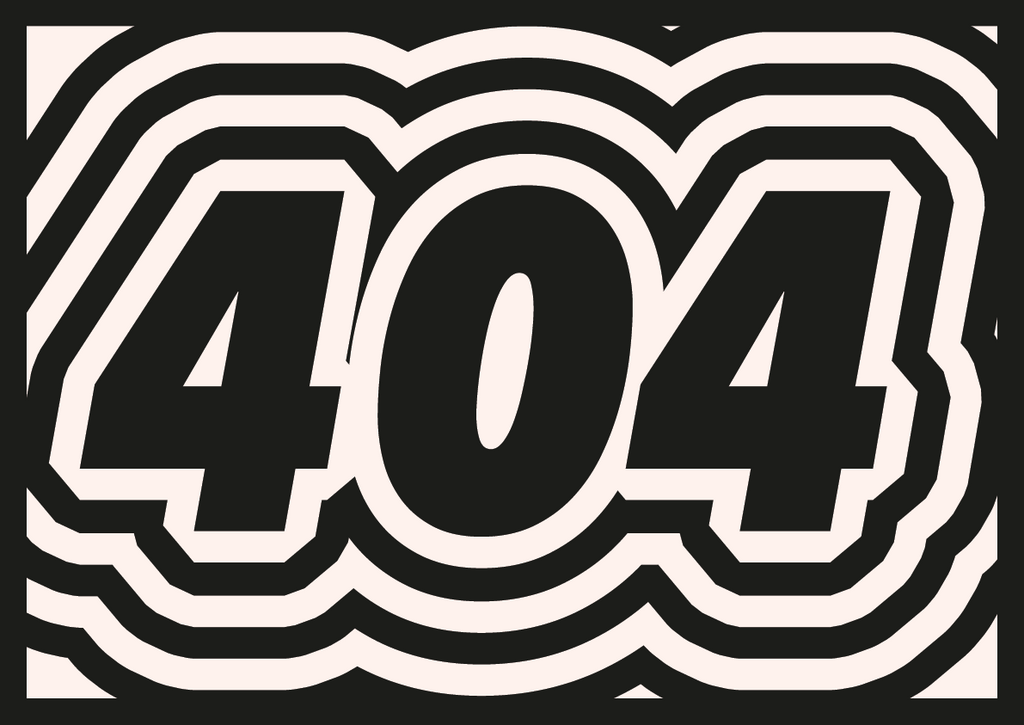 404 error code with wavy lines on a black background
