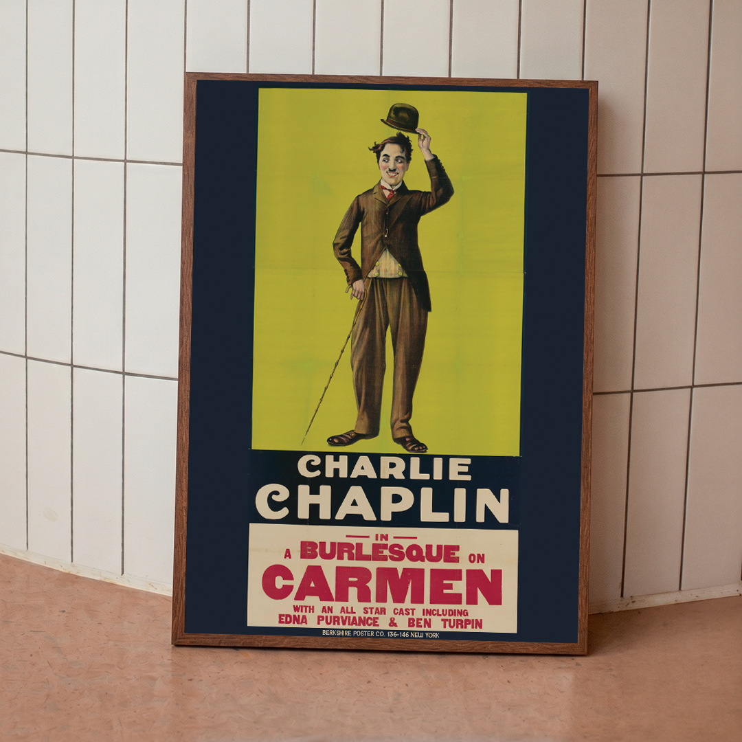 Vintage charlie Chaplin poster