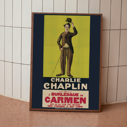 Vintage charlie Chaplin poster