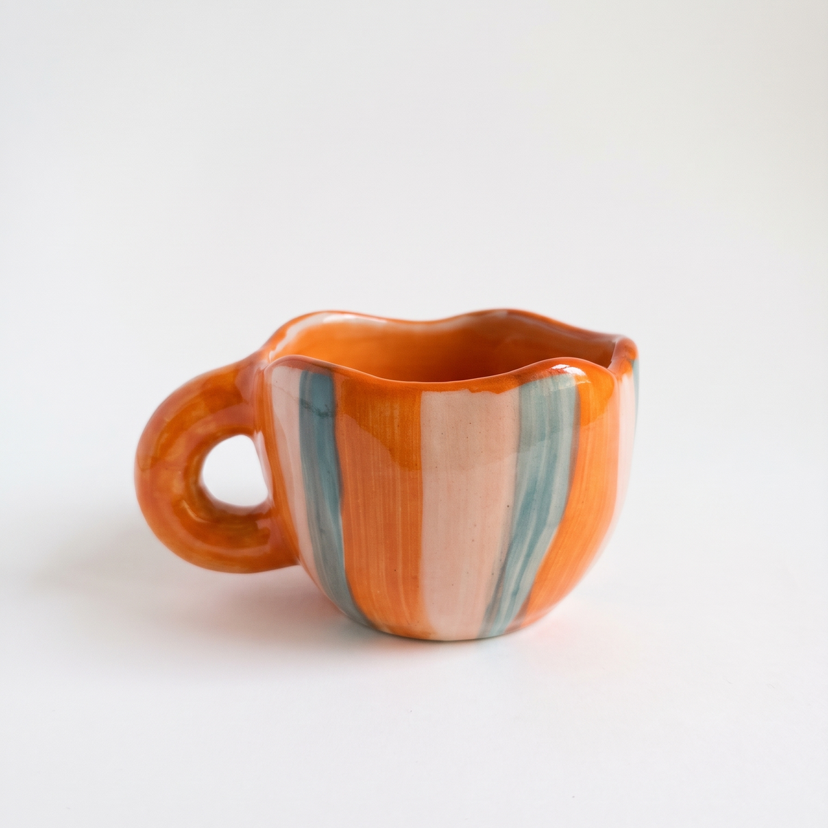 Funky Chunky Striped Mug