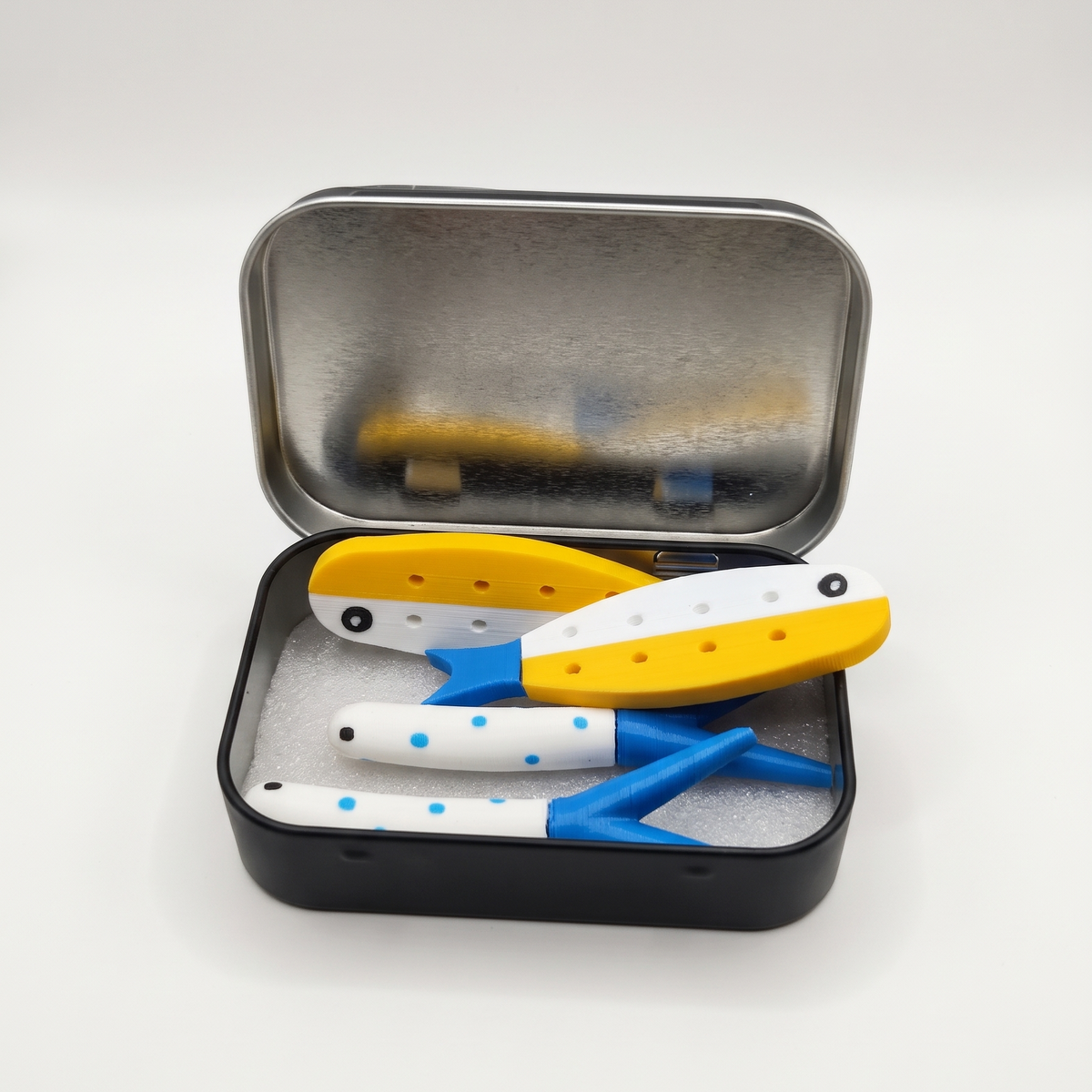 Jewellery case with 3d printed jewelry holder